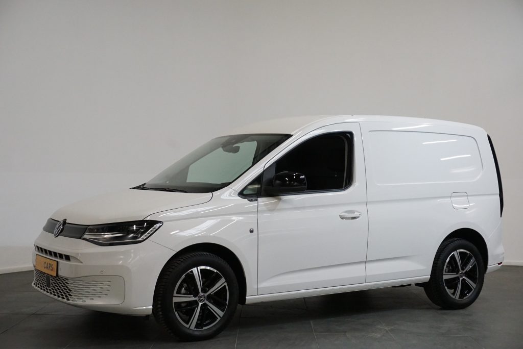 Volkswagen Caddy zijkant wit